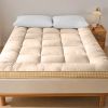 Mattress with checkered three-dimensional edges, Beige, King size