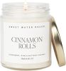 Sweet Water Decor Cinnamon Roll Candle Cinnamon Icing and Buttery Pastry for Home