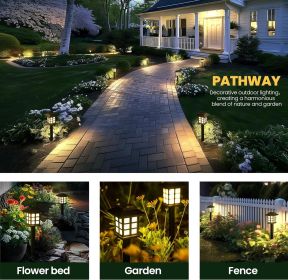 GIGALUMI Solar Outdoor Lights12 Pack LED Solar Lights Outdoor Waterproof Solar