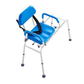 VEVOR Sliding Tub Transfer Bench Shower Chair with 360 Degree Swivel Seat 330LBS