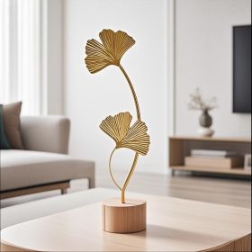 HomeInspiration Ginkgo Leaf Metal Decor for Stylish Interiors