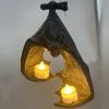 1pc Bat Wall Tealight Holder,Gothic Bat Wall Sconce Candle Holder With Candles,Halloween Candlestick Hanging Decoration For Home Garden Party