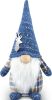 Christmas Gnomes Plush Decorations Handmade Scandinavian Tomte Stuffed Santa with Branch and Bag Xmas Decor for Home Kitchen Farmhouse Tiered Tray -