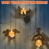 3Pcs Creepy Reaching Hands With Lighted Candles Wall Mounted Halloween Decoration Witch Devil Hand Aesthetic Goth Gothic Life-Sized Horror Hands Hangi