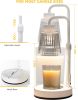 Candle Warmer Lamp with Timer Dimmable, Birthday Gifts for Women Mom, House Warming Gifts New Home Decor, Wax Melt Warmer for Jar Candles with 2 Bulbs