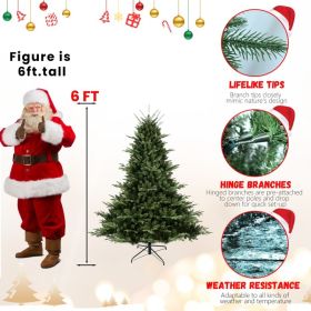 PE, PVC Christmas Tree, Green (Option: 6ft)