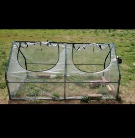 Portable Mini Greenhouse, Small Green House With PVC Cover (Option: Clear)