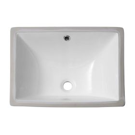 White Undermount Ceramic Bathroom Sink,Bathroom Sink Vanity (Stytle: Stytle 2, Color: as Pic)