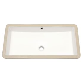 White Undermount Ceramic Bathroom Sink,Bathroom Sink Vanity (Stytle: Stytle 4, Color: as Pic)