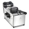 3L Deep Fryer with Basket, 1700W Electric Deep Fryer with Time & Temperature Control for Home Use, Removable Basket