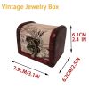2/8 PCS Vintage Wooden Box Set by Yakimoto ��� Lockable Lidded Containers for Jewelry, Collectibles & More, Perfect for Wedding Gifts and Table Decor