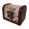 2/8 PCS Vintage Wooden Box Set by Yakimoto ��� Lockable Lidded Containers for Jewelry, Collectibles & More, Perfect for Wedding Gifts and Table Decor