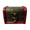 2/8 PCS Vintage Wooden Box Set by Yakimoto ��� Lockable Lidded Containers for Jewelry, Collectibles & More, Perfect for Wedding Gifts and Table Decor