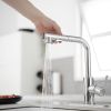 2 Sprayer Single Hole Single-Handle Pull Out Kitchen Faucet 360��Swivel Spout