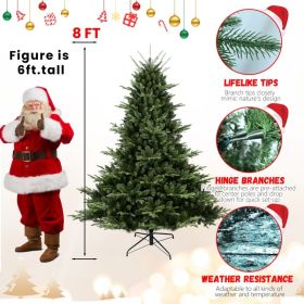 PE, PVC Christmas Tree, Green (Option: 8ft)